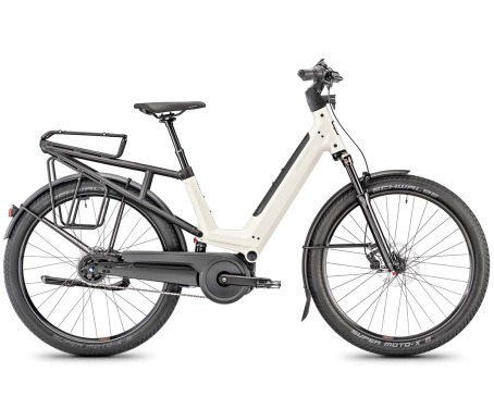 Vélo électrique urbain Unisexe J. ON NEXUS 625WH + PORTE-BAGAGE SUSPENDU Gris