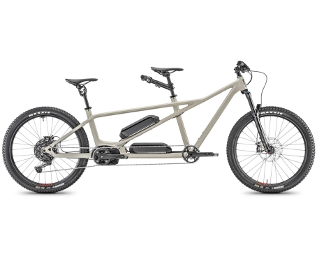 Tandem VTT électrique semi rigide Unisexe SAMEDI 27 X2 VTT Gris Pierre