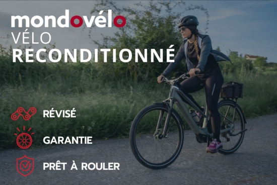 Vélo reconditionné - occasion révisé garantie prêt à rouler Mondovelo