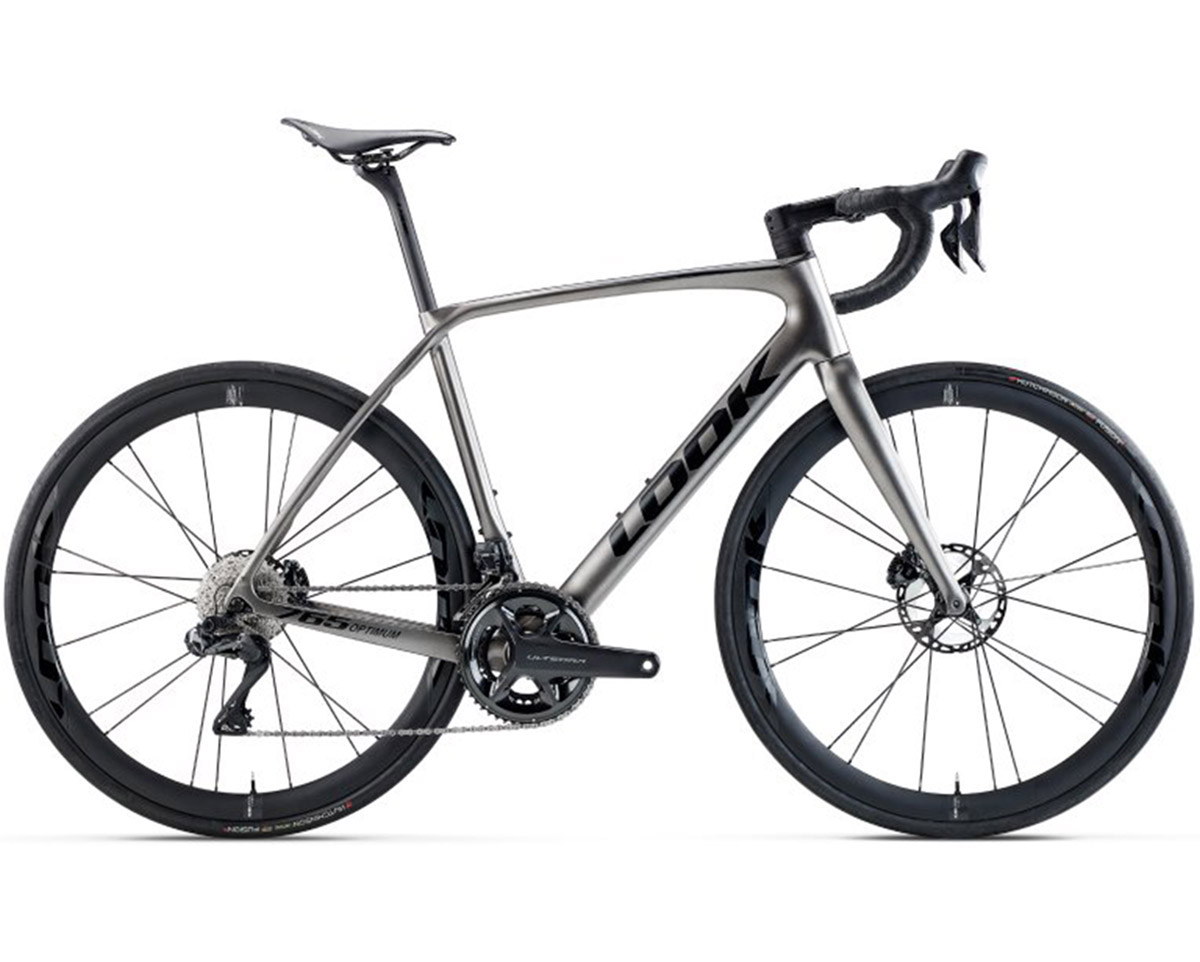 Vélo de route Unisexe 765 OPTIMUM ULTEGRA DI2 Argent/Noir